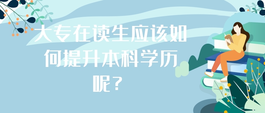 大專在讀生應該如何提升本科學歷呢？